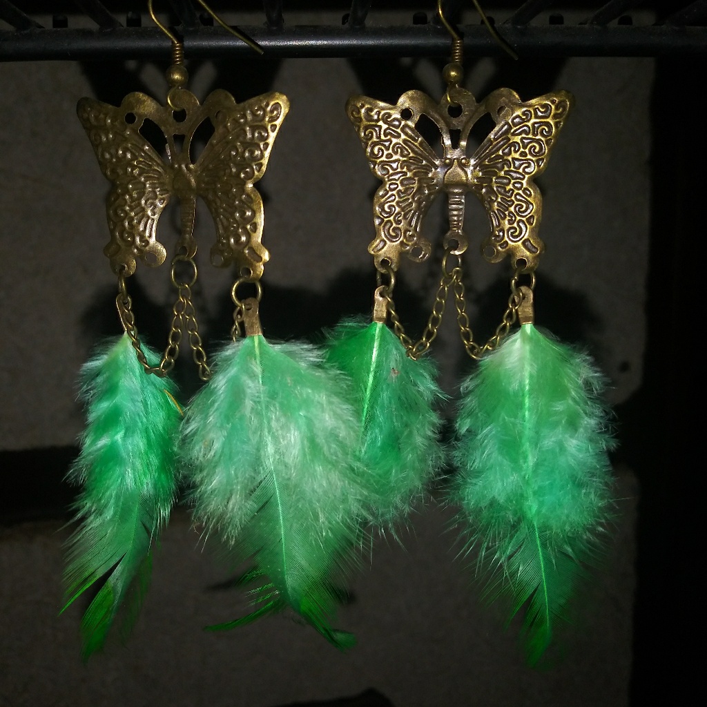 Nwot Feather Earrings 8$